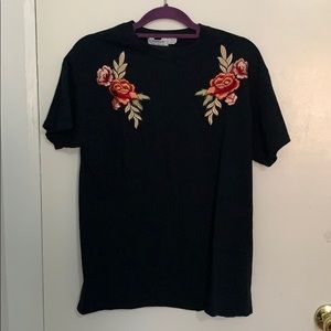Floral design t-shirt TOPMAN
